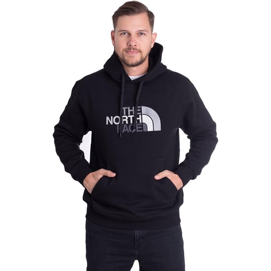 The North Face Mens Drew Peak Embroidery Overhead Hoodie Black