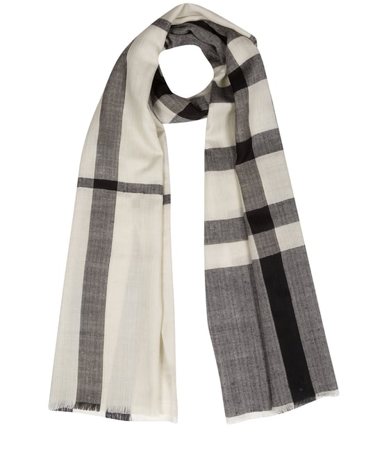 'Mono' Cashmere & Merino Wool Pashmina