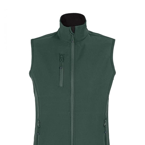 SOLS Dames/Dames Falcon Bodywarmer Softshell met rits (Bosgroen) - Image 2