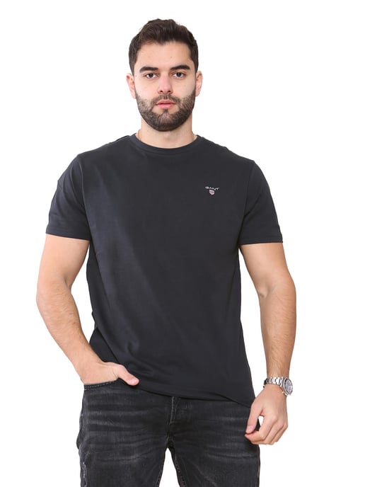 Gant Mens T-Shirts - Black - Image 1