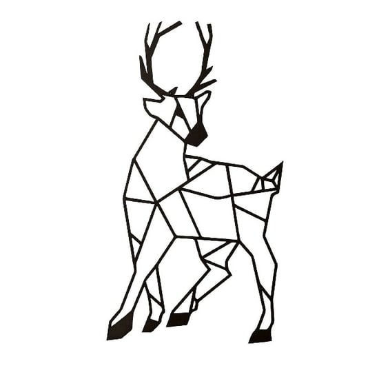 HOMEMANIA Deer Wall Decoration, in Black