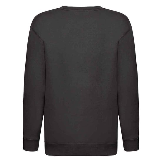 Fruit of the Loom Sweatshirt met Drop Shoulder voor Kinderen/Kinderen (Zwart) - Image 2