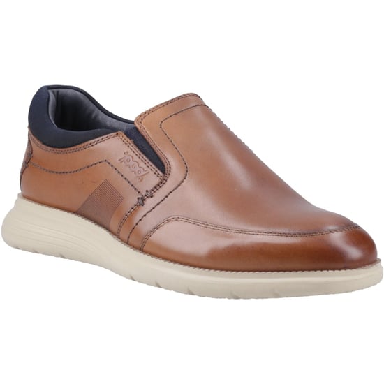 Pod Holden Leer/Textiel Heren Cognac Sportschoenen - Image 1