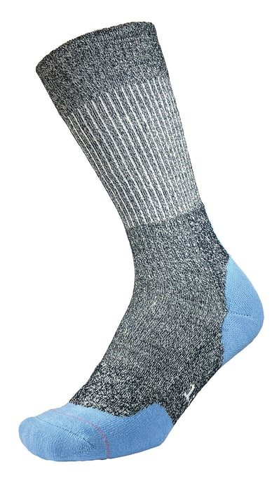 1000 Mile - Ladies Fusion Repreve Double Layer Anti Blister Walking Socks - Navy / Cornflower - Image 1