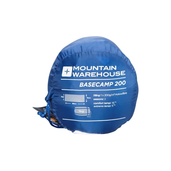 Mountain Warehouse Basecamp 200 Summer Sleeping Bag (Blue)