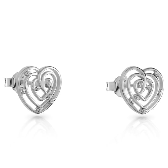 Orphelia 'Euphoria' Women's 925 Sterling Silver Stud Earrings - Silver ZO-7522 - Image 5