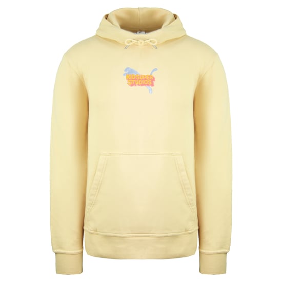 Puma x Kidsuper Studios Long Sleeve Honey Peach Mens Graphic Hoodie 598463 12