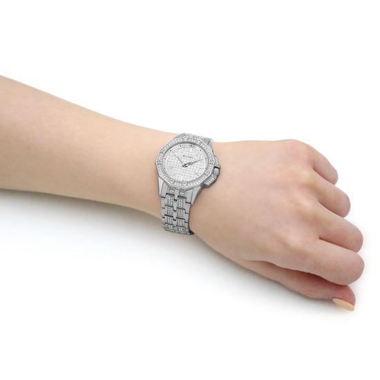 Bulova Octava Dames Zilveren Horloge 96L305 - Image 4