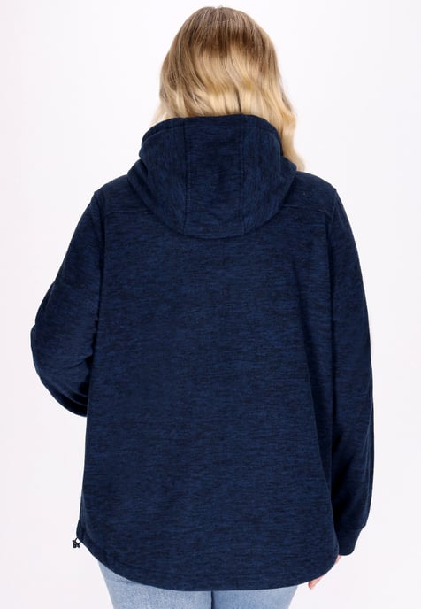 Dreimaster Fleece jas Dames marine gem - Image 4