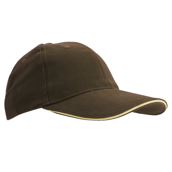 SOLS Unisex Buffalo 6 Panel Baseballpet (Chocolade/Beige) - Image 1