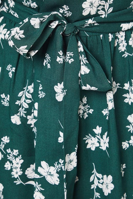 Tall Ditsy Floral Print Belted Mini Dress - Image 5