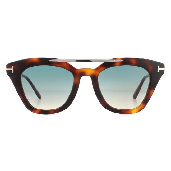 Tom Ford Solglasögon FT0575 53P Blont Havana Blå Gradient - Image 1