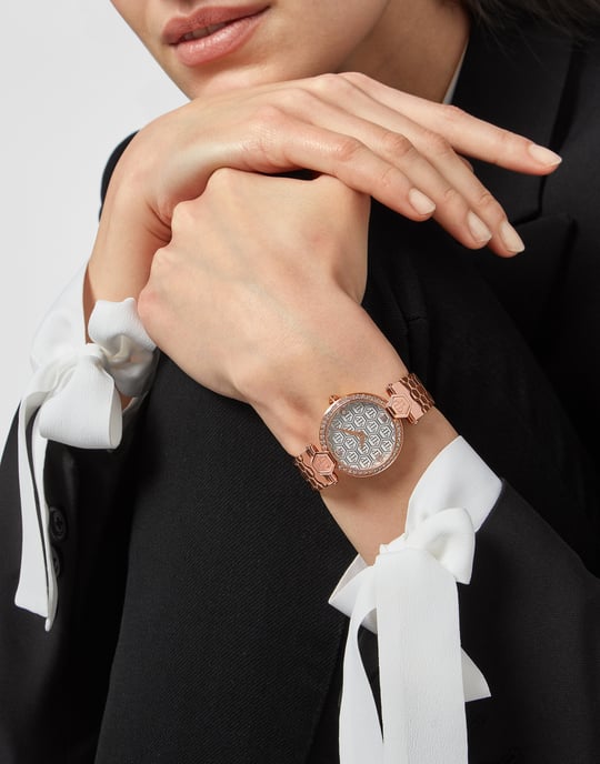 Philipp Plein Plein Couture Dames Horloge Rosékleurig PWEAA0821 - Image 3