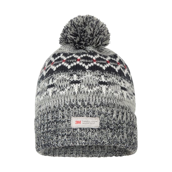 Mountain Warehouse Heren Fair Isle Thinsulate Muts (Navy) - Image 1