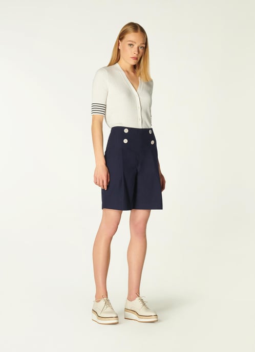 LK Bennett  Hillier Shorts, Midnight