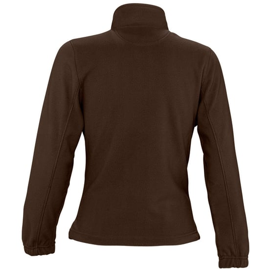SOLS Dames/dames North Full Zip Fleece Jacket (Donkere chocolade) - Image 2