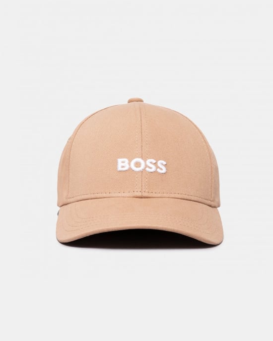 BOSS Orange Zed Mens Cotton-Twill Six-Panel Cap with Embroidered Logo