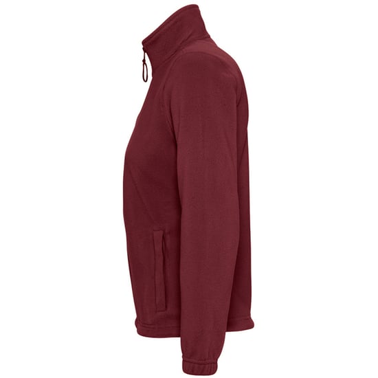 SOLS Dames/dames North Full Zip Fleece Jacket (Bourgondië) - Image 3