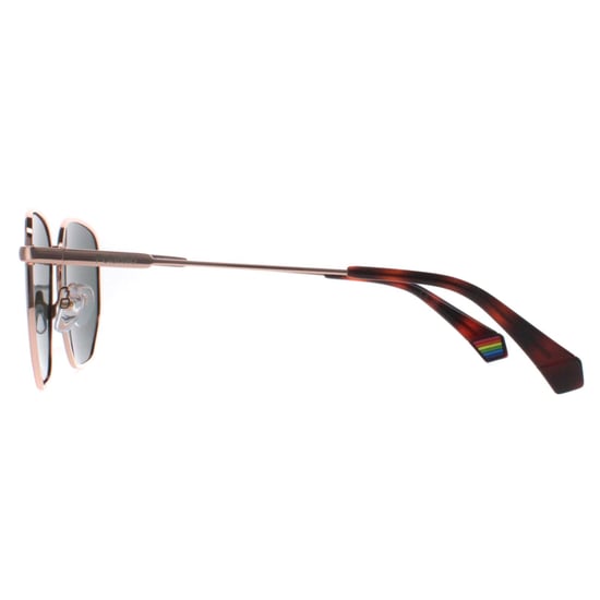 Polaroid Square Unisex Gold Copper Green Polarized PLD 6214/S/X - Image 3