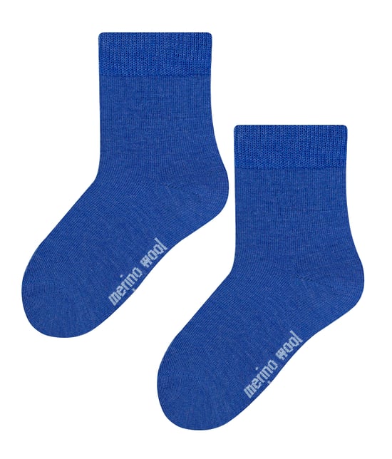 Steven - Baby Merino Wool Socks for Winter - Blue - Image 1