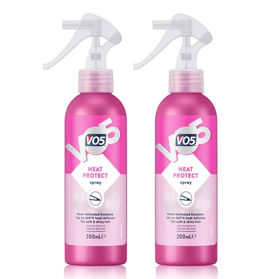 VO5 Heat Protect Spray For Soft & Shiny Hair on Wet or Dry Hair, 2x 200ml