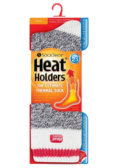 Heat Holders - Termostrumpor med vridmönster för herrar - Image 2