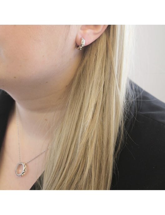 Joy örhängen - silver och kristall - Image 2