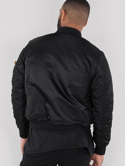 Alpha Industries Men's MA-1 VF NASA Bomber Jacket in Black - Image 5