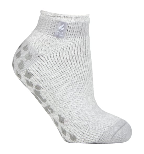 Heat Holders - Ladies Non Slip Thermal Ankle Slipper Socks with Grips - Image 1