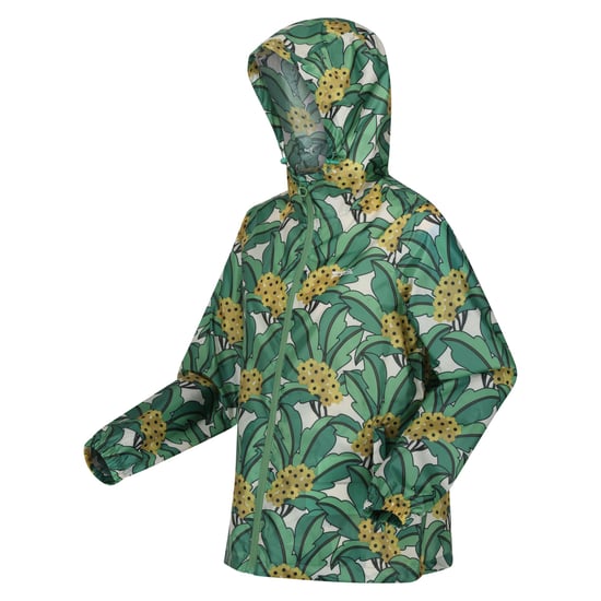 Regatta Womens/Ladies Orla Kiely Tropical Floral Packaway Waterproof Jacket (Green)