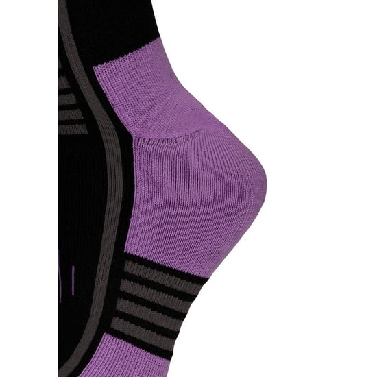 Trespass Unisex Adult Icy Ski Socks (Black/Purple) - Image 5