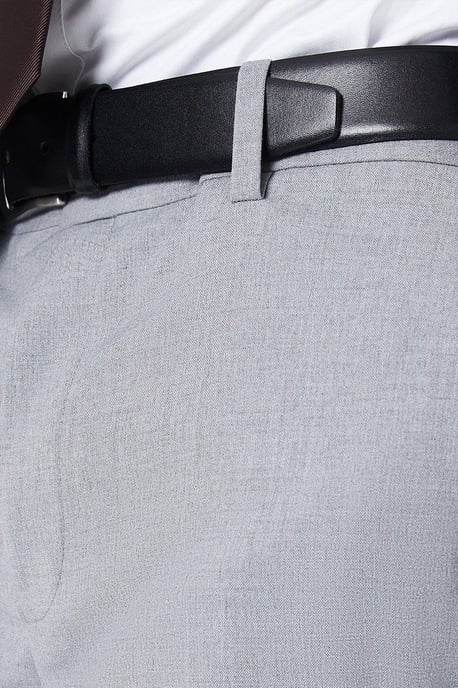 Tailored Fit Light Grey Essential Suit Trousers