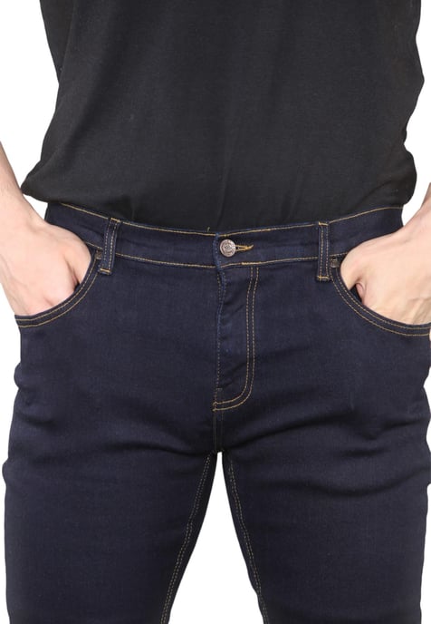 MYT Mens Skinny Fit Jeans Stretch Denim in Indigo - Image 4