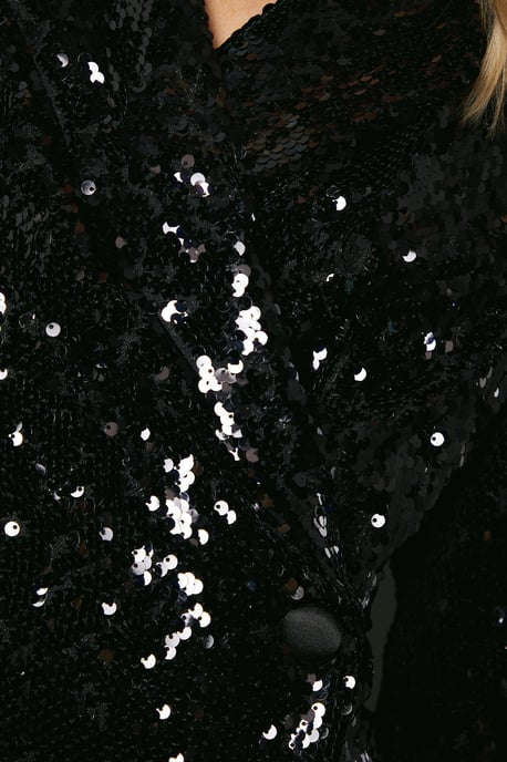 Sequin Blazer Dress