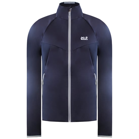 Jack Wolfskin Tourer Mens Navy Softshell Jacket - Image 1