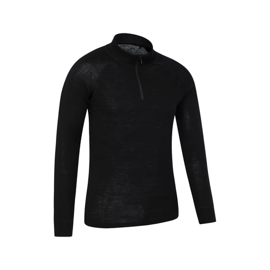 Mountain Warehouse Mens Merino II Base Layer Top (Black)