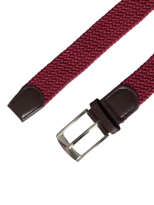 Enzo Unisex Bälte - Vinröd - Image 3