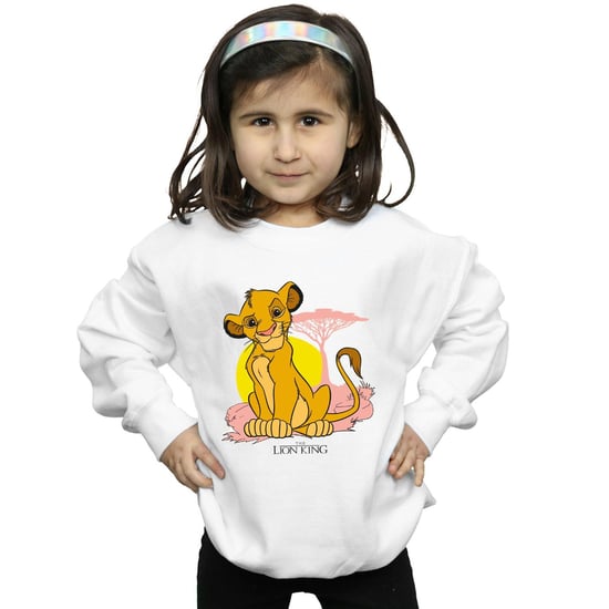 Disney Meisjes The Lion King Simba Pastel Sweatshirt (Wit) - Image 2