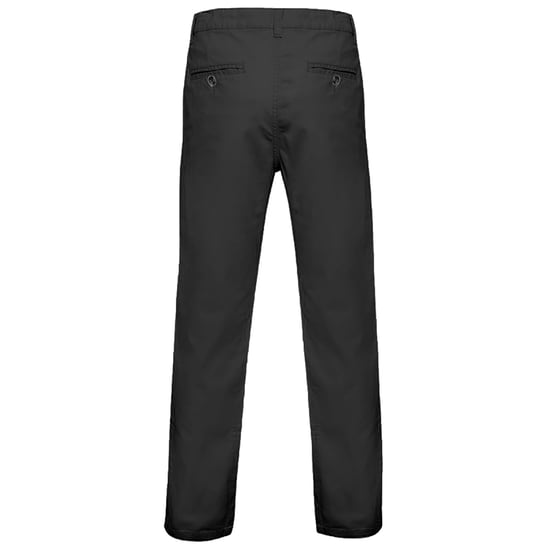 Asquith & Fox Mens Classic Casual Chinos/Trousers (Black) - Image 2