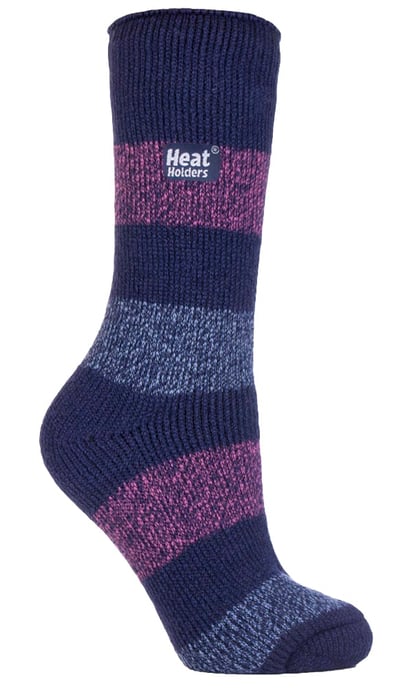 Heat Holders - Dam mönstrade vintervärmande thermosockor 4-8 UK - Image 1