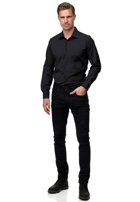 Rusty Neal Overhemden Overhemd Slim Fit Zwart - Image 6