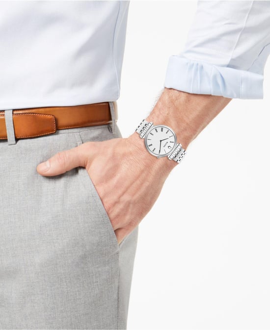 Bulova Regatta herenhorloge Zilverkleurig 96A232 - Image 3