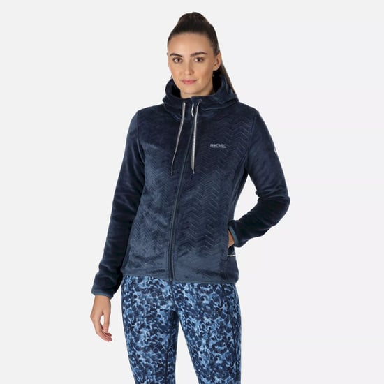 Regatta Womens/Ladies Julissa II Fluffy Full Zip Fleece Jacket (Dark Denim)