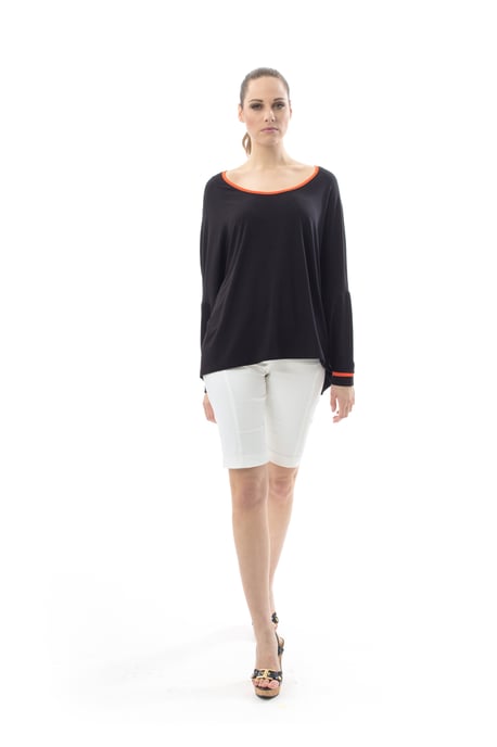 Oversized Trim Detail Top