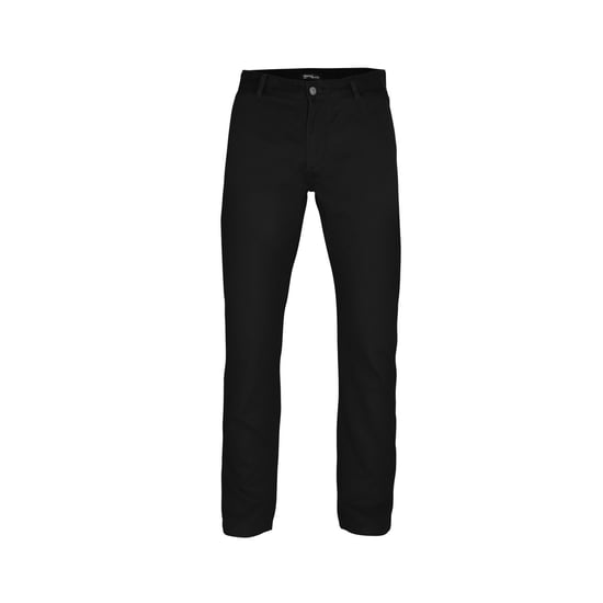 Asquith & Fox Mens Classic Casual Chinos/Trousers (Black) - Image 1
