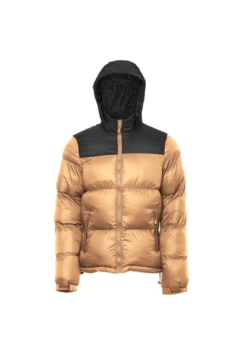 Mo Gewatteerd gewatteerd jack Heren Camel zwart - Image 1
