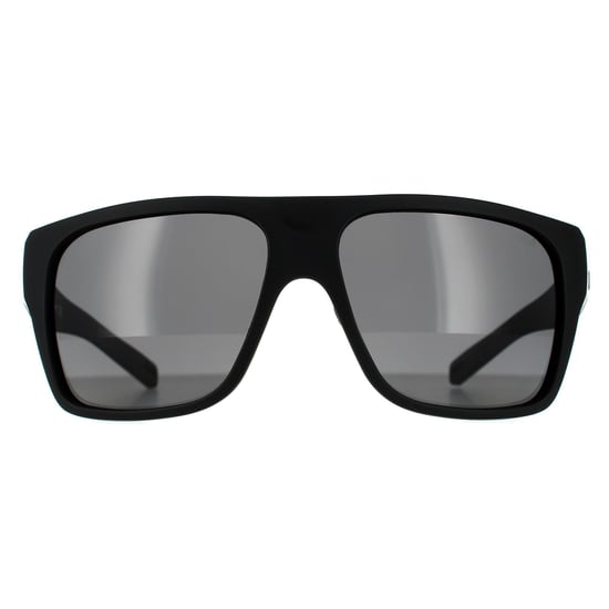 Bolle Square Mens Matte Black TNS Grey Polarised Sunglasses - Image 1