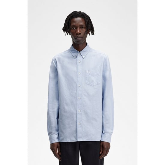 Fred Perry Mens Long Sleeve Oxford Shirt