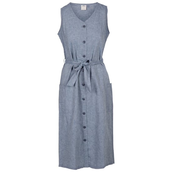 Trespass Womens/Ladies Carol Chambray Dress (Navy)