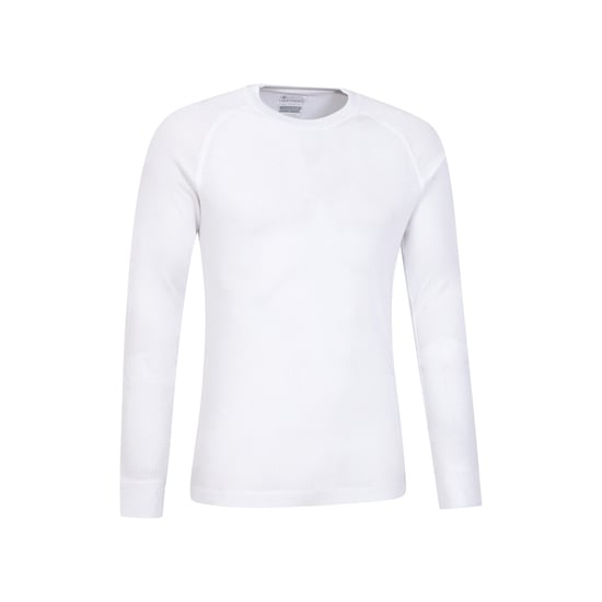 Mountain Warehouse Mens Talus Round Neck Long-Sleeved Thermal Top (White)